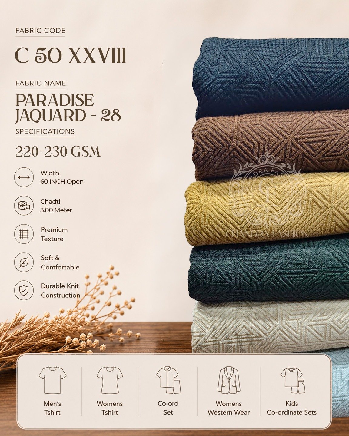 Paradise Jaquard Fabric